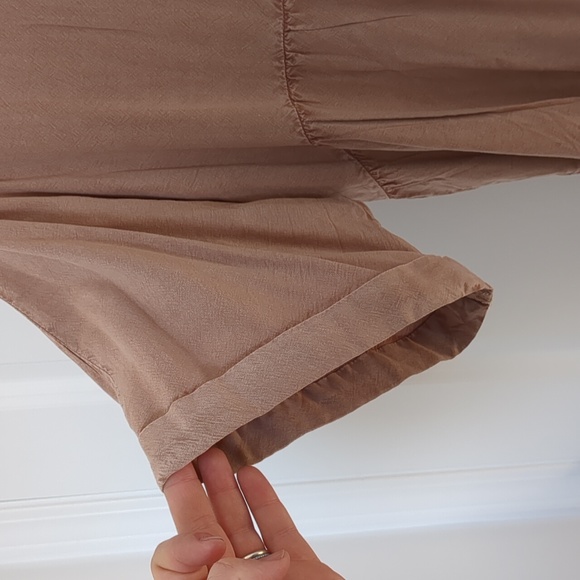 Dusty Rose button up flowy blouse - Picture 4 of 7